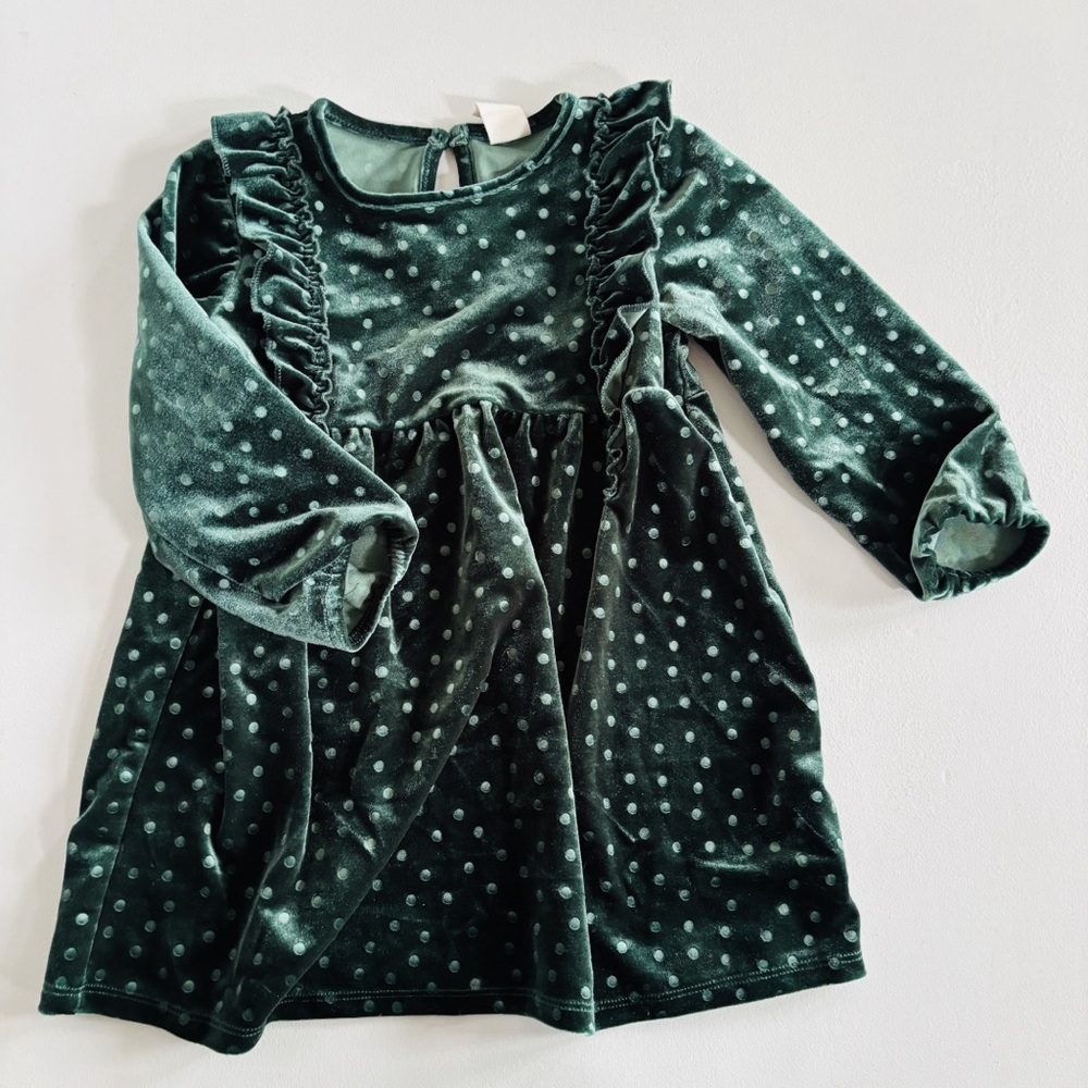 H&M Velvet Dot Dress
